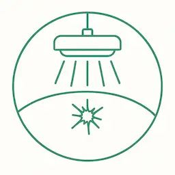 Illustration polymérisation uv